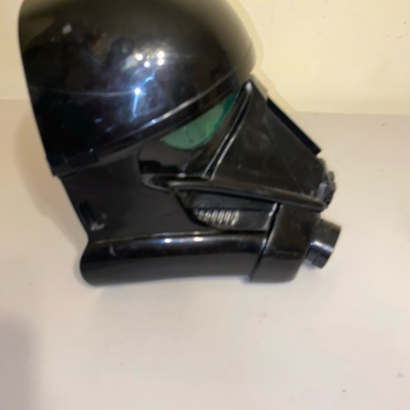 Star Wars Black and Green Kids Costume Helmet - Picture 7 of 9